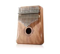 Kalimba, Piano de Pulgar de 17 Notas Piano de Pulgar con Dedo Piano de Pulgar para Adultos con Fuerte Poder de Penetración para Amantes de la Música y Principiantes (Color madera)