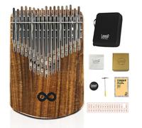 Kalimba - Piano de pulgar de 42 teclas, piano de dedo portátil, instrumentos musicales Mbira con martillo de afinación e instrucciones de estudio, regalos musicales divertidos para adultos y niños,