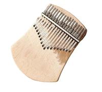 Kalimba Piano De Pulgar Madera En Forma Abanico 17 Tonos Llave Mineral Kalimba Portátil Para Adultos Y Principiantes(17 tone maple)