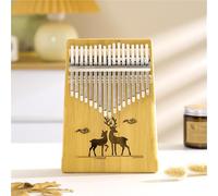 Kalimba Piano De Pulgar Piano De Dedo Kalimba De 17 Tonos Tocando Instrumentos Musicales Simples(Style 3)