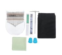 KALIMBA PORTÁTIL DE ACRÍLICO TRANSPARENTE DE 17 TECLAS PARA PRINCIPIANTES Y NIÑOS