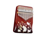 kalimba Principiante tocando piano pulgar portátil kalimbala principiante fácil de aprender instrumento musical kalimba 17 tonos agujero inferior