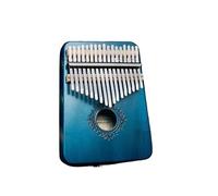 kalimba profesional 17 teclas pulgar Piano cromático lindo instrumento Limba Marimba instrumento música (Color : Blue)