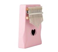 kalimba profesional 17 teclas rosa profesional portátil lindo instrumento principiantes pulgar piano cromático principiantes Kalimba