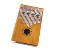 kalimba profesional Acacia madera profesional cromático pulgar piano dedo lindo instrumento 17 tonos instrumento musical portátil