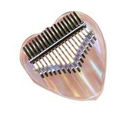 kalimba profesional Colorido amor kalimba piano de pulgar acrílico de 17 tonos para principiantes piano de dedo kalimba portátil y fácil de aprender