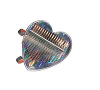 kalimba profesional Colorido amor mini instrumento de cinco dedos piano de dedo piano de pulgar de 17 tonos instrumento de piano de dedo kalimba