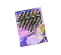 kalimba profesional Conjunto completo de accesorios piano de pulgar cromático kalimba piano de dedo de nivel básico kalimba de 17 tonos (Color : 4)