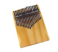 kalimba profesional Conjunto completo de accesorios piano de pulgar cromático kalimba piano de dedo de nivel básico kalimba de 17 tonos (Color : Natural)