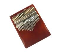 kalimba profesional Conjunto completo de accesorios piano de pulgar cromático kalimba piano de dedo de nivel básico kalimba de 17 tonos (Color : Red)