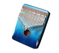 kalimba profesional Degradado azul 21 tonos kalimba pulgar piano caoba núcleo dedo piano kalimba instrumento musical
