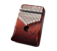 kalimba profesional Instrumento de Marimba portátil de caoba de 17 teclas instrumento de Piano de pulgar Limba instrumento lindo cromático (Color : 3)