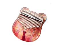 kalimba profesional Instrumento de piano de dedo kalimba profesional cromático kalimba pulgar piano 21/17 tono acrílico kalimba (Color : 17)