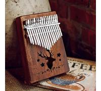 kalimba profesional Instrumento musical de madera de caoba kalimba profesional acrílico transparente pulgar piano kalimba portátil profesional (Color : 4)
