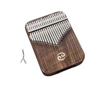kalimba profesional Instrumento musical de nivel básico de 21 tonos caja de piano de pulgar instrumento musical patrón de constelación kalimba de nogal negro