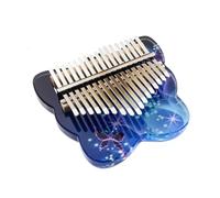 kalimba profesional Instrumento musical lindo Kalimba superventas piano de pulgar de 17 tonos kalimba acrílico para principiantes (Color : 3/4)