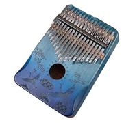 kalimba profesional Kalimba 17 teclas caoba pulgar Piano Marimba instrumento música cromática lindo instrumento Limba (Color : 3/4)