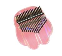 kalimba profesional Kalimba acrílico para principiantes piano de dedo pulgar piano kalimba modelo de férula de garra de tigre colorida de 17 tonos