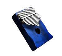 Kalimba Profesional Kalimba De 17 Teclas, Instrumento De Teclado Portátil De Caoba Africana Azul O Marrón, Dedo Pulgar, Piano, Calimba(Blue 2)