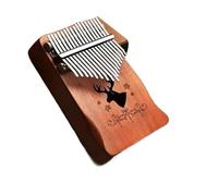 Kalimba Profesional Kalimba De 17 Teclas, Instrumento De Teclado Portátil De Caoba Africana Azul O Marrón, Dedo Pulgar, Piano, Calimba(Brown 4)