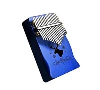 Kalimba Profesional Kalimba De 17 Teclas, Instrumento De Teclado Portátil De Caoba Africana Azul O Marrón, Dedo Pulgar, Piano, Calimba(Blue)