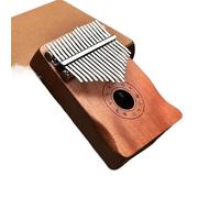 Kalimba Profesional Kalimba De 17 Teclas, Instrumento De Teclado Portátil De Caoba Africana Azul O Marrón, Dedo Pulgar, Piano, Calimba(Brown 3)