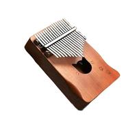 Kalimba Profesional Kalimba De 17 Teclas, Instrumento De Teclado Portátil De Caoba Africana Azul O Marrón, Dedo Pulgar, Piano, Calimba(Brown 1)