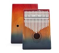 kalimba profesional Kalimba instrumento musical profesional 17 teclas pulgar piano caoba nota kalimba portátil
