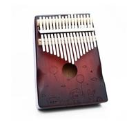 kalimba profesional Kalimba Instrumento portátil de caoba sólida Piano de pulgar de 17 teclas (Color : 3/4)