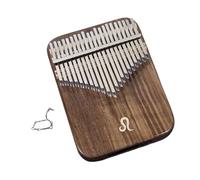 kalimba profesional Kalimba mini instrumento musical pequeño caja de 21 tonos instrumento musical patrón de constelación de nogal negro