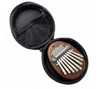Kalimba Profesional Kalimba-Piano De Pulgar De 8 Teclas Instrumento Portátil Para Principiantes Conjunto De Regalo Exquisito Mini Instrumentos Kalimba Con Caja(Wood 1)