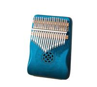 kalimba profesional Kalimba portátil de 17 teclas/21 teclas Piano de pulgar cromático profesional Kalimba pulgar principiante bonito instrumento de caoba (Color : 17)
