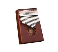 kalimba profesional Kalimba principiantes 17 tonos caoba dedo piano instrumento musical pulgar piano dedo piano portátil (Color : 4)