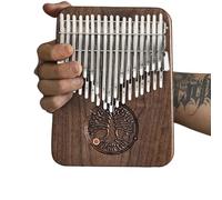 kalimba profesional Kalimba profesional cromático 34 teclas teclas de nogal negro Piano de pulgar profesional Kalimba profesional música Marimba