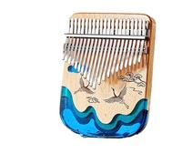 kalimba profesional Madera de haya 17 teclas principiante Kalimba profesional pulgar Piano música cromática portátil (Color : 21)