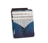 kalimba profesional Mini instrumento musical azul de cinco dedos piano de pulgar piano de dedo Kalimba instrumento musical portátil 21 tonos