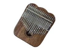 kalimba profesional Mini instrumento musical de cinco dedos kalimba piano de pulgar de doble rango de nogal negro de 34 tonos