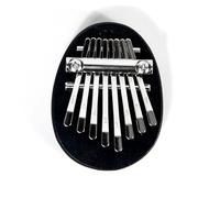 kalimba profesional Mini instrumento musical de nivel básico de madera maciza piano de dedo de ocho tonos instrumento musical kalimba de 8 tonos color negro (Color : 2)