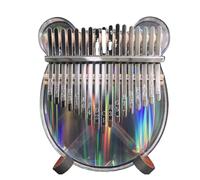 kalimba profesional Mini instrumento musical Kalimba para principiantes superventas piano de pulgar de 17 tonos acrílico (Color : 3)