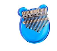 kalimba profesional Mini instrumento musical Kalimba para principiantes superventas piano de pulgar de 17 tonos acrílico (Color : 3/4)