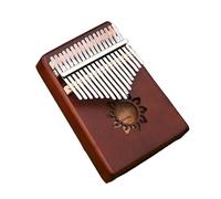 kalimba profesional Noble color café escala cromática 17 tonos pulgar piano Kalimba Kalimba principiante dedo piano portátil
