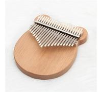 Kalimba Profesional Panel De Madera Maciza Tipo Kalimba Caja Eléctrica De 17 Tonos 21 Teclas Teclado De Piano De Pulgar Redondo Instrumentos De Regalo(21 Key)