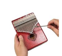 kalimba profesional Piano de dedo de madera de caoba 17 teclas/21 teclas mini piano de pulgar kalimba portátil instrumento de placa musical de marimba (Color : 21)