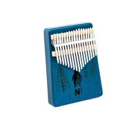 kalimba profesional Piano de dedo kalimba azul de 17 tonos piano de pulgar caja de madera kalimba