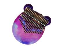 kalimba profesional Piano de dedo kalimba colorido acrílico para principiantes con nebulosa de ensueño pintada en 17 tonos