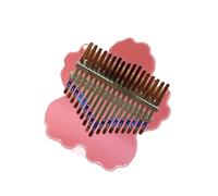 kalimba profesional Piano de dedo kalimba colorido acrílico para principiantes estilo flor de cerezo de 17 tonos