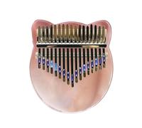 kalimba profesional Piano de dedo kalimba colorido acrílico para principiantes estilo gatito transparente de 17 tonos