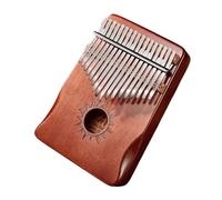 kalimba profesional Piano de dedo kalimba de caoba marrón piano de pulgar brillante instrumento musical portátil piano de pulgar kalimba de 17 tonos