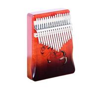 kalimba profesional Piano de dedo negro retro piano de pulgar de 17 tonos caja de madera kalimba