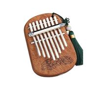 kalimba profesional Piano de dedo totalmente enchapado con núcleo de caoba de 8 tonos piano de pulgar kalimba para principiantes instrumento portátil de nivel de entrada